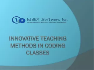 Innovative Teaching Methods In Coding Classes