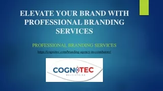 Branding services in Coimbatore