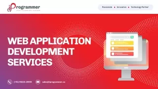 iProgrammer's Web Application Development Services