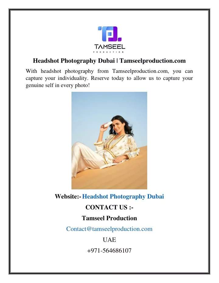 headshot photography dubai tamseelproduction com