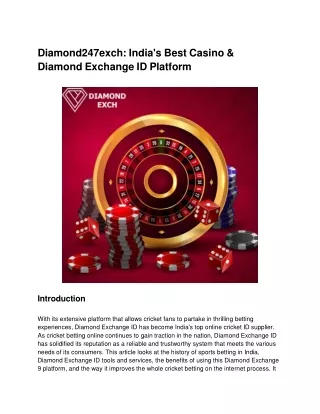 Diamond247exch_ India's Best Casino & Diamond Exchange ID Platform (1)