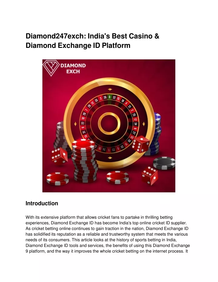 diamond247exch india s best casino diamond