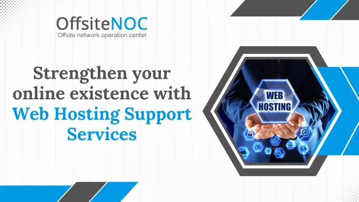 strengthen your online existence with web hosting