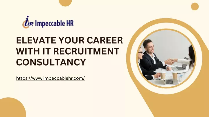 elevate your career with it recruitment