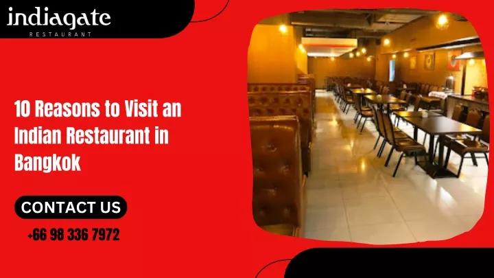 10 reasons to visit an indian restaurant