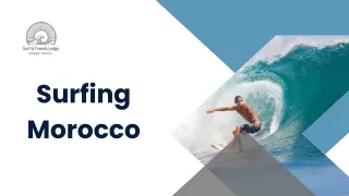 Surfing Morocco