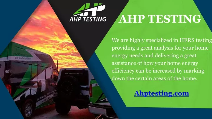 ahp testing