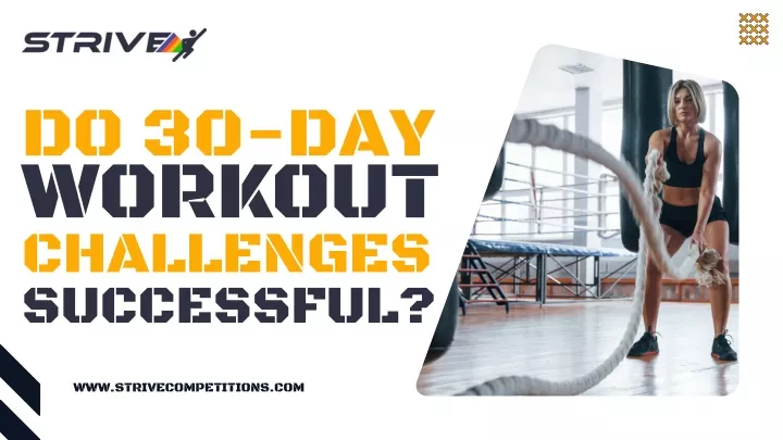 do 30 day workout challenges successful