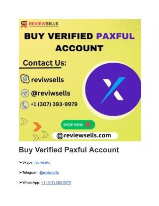 Buy Verified Paxful Account