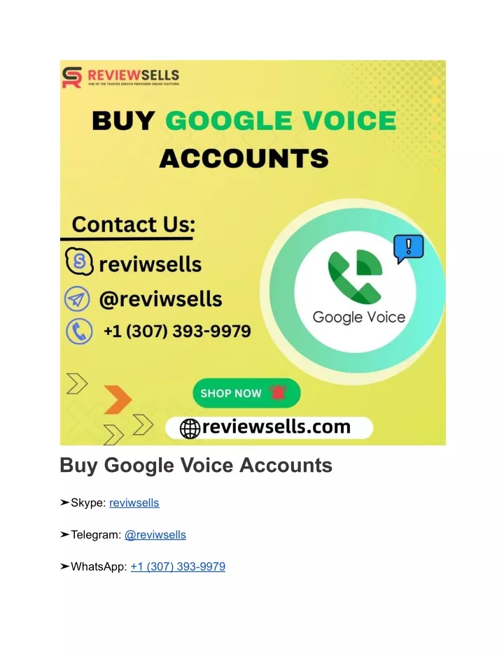 buy google voice accounts