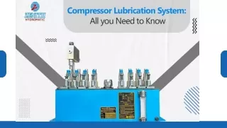 Compressor Lubrication System All You Need to Know