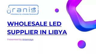 WHOLESALE LED SUPPLIER IN LIBYA