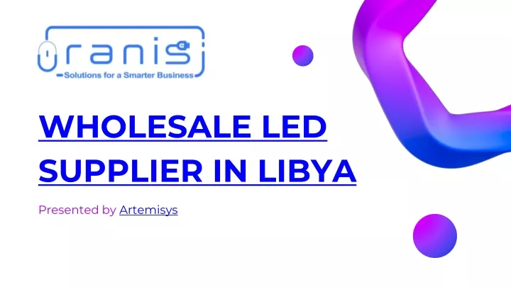 wholesale led supplier in libya