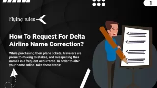 How To Request For Delta Airline Name Correction