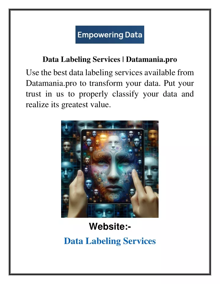 data labeling services datamania pro use the best