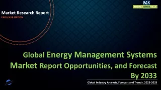 Energy Management Systems Market Report Opportunities, and Forecast By 2033