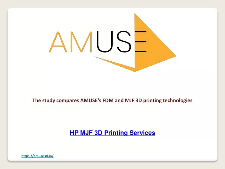 the study compares amuse