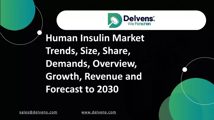 human insulin market trends size share demands