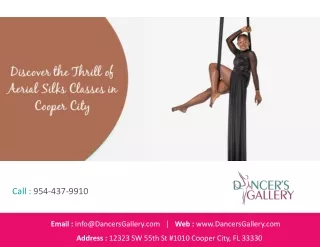 Discover the Thrill of Aerial Silks Classes in Cooper City