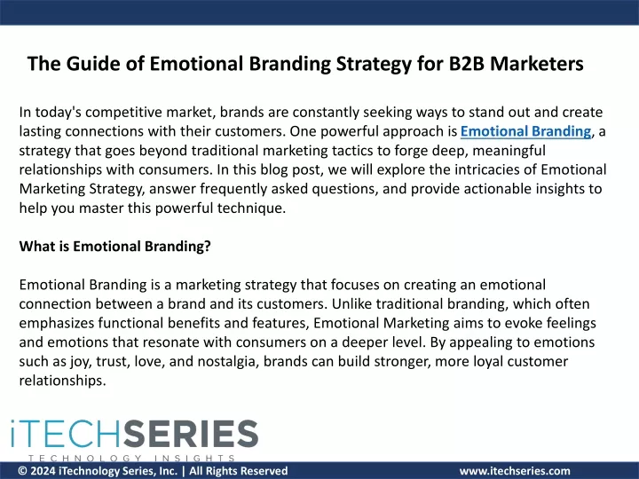 the guide of emotional branding strategy