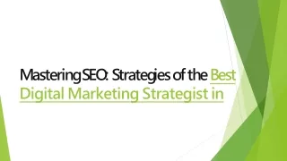 SEO Strategies from Best Digital Marketing Strategist in Thrissur