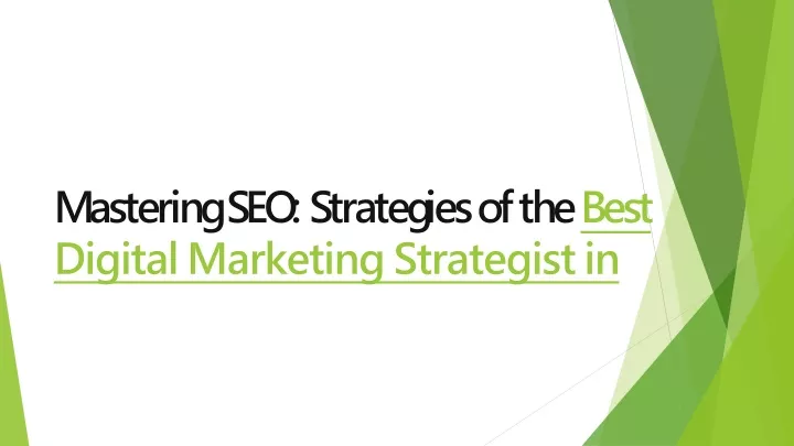 mastering seo strategies of the best digital