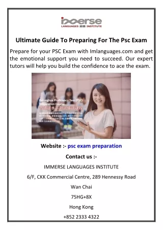 Ultimate Guide To Preparing For The Psc Exam