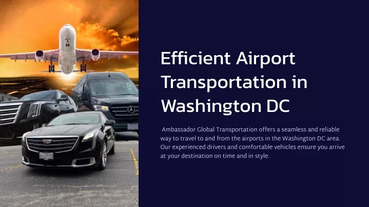 efficient airport transportation in washington dc