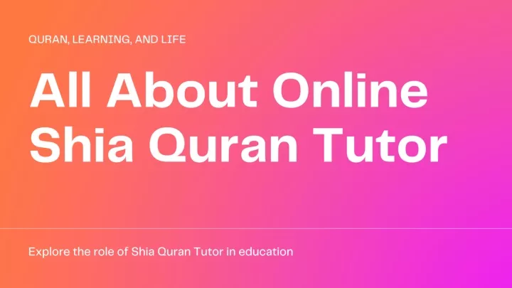 quran learning and life