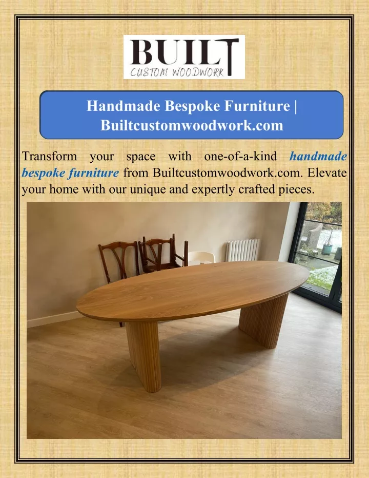 transform bespoke furniture from