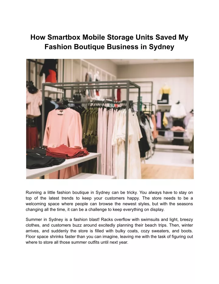 how smartbox mobile storage units saved