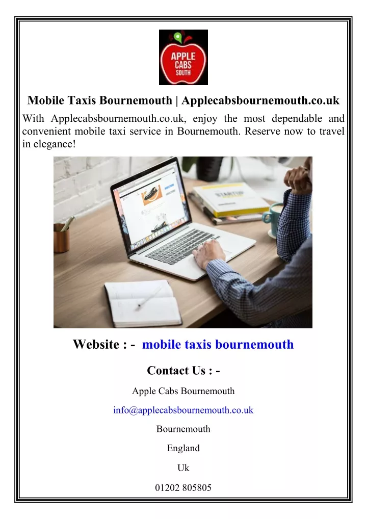 mobile taxis bournemouth applecabsbournemouth