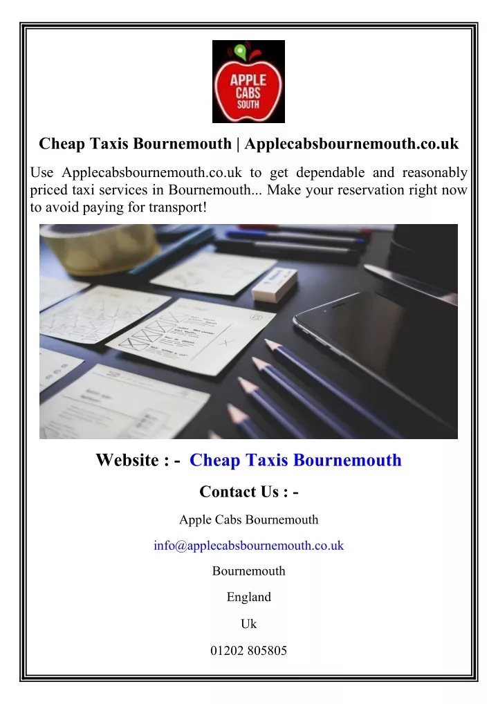 cheap taxis bournemouth applecabsbournemouth co uk