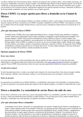 Las mejores opciones de flores a domicilio en México: ¡Sorprende con un regalo s