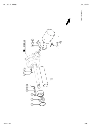 CLAAS VARIANT 450 Baler Parts Catalogue Manual Instant Download (SN 77000672-77000673)