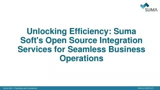 Open Source Integration Services