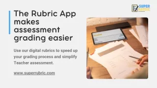 the rubric app makes assessment grading easier