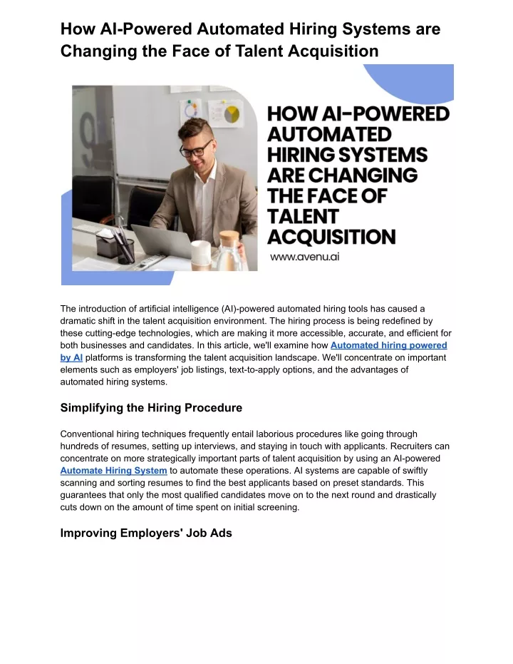 how ai powered automated hiring systems