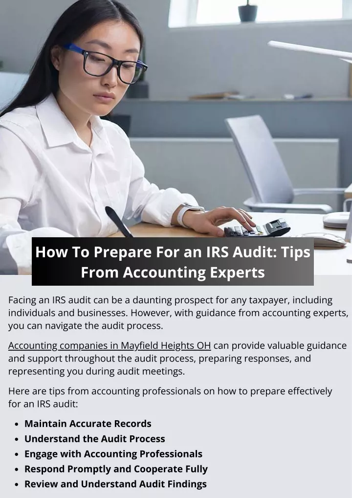 PPT - How To Prepare For an IRS Audit: Tips From Accounting Experts ...