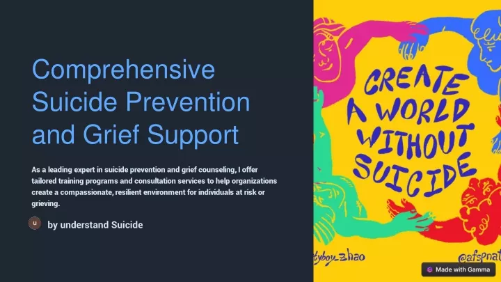 comprehensive suicide prevention and grief support