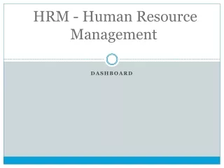 Human Resource Management