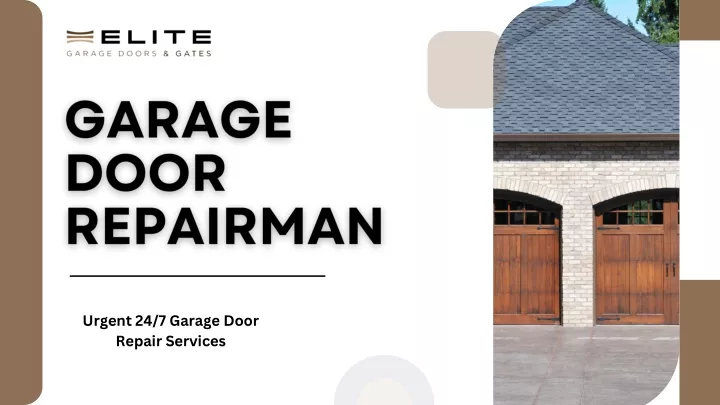 urgent 24 7 garage door repair services