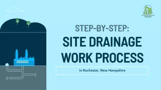 Step-by-Step Site Drainage Work Process in Rochester, New Hampshire