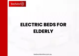 Electric Beds For Elderly