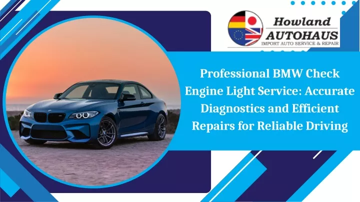 professional bmw check engine light service