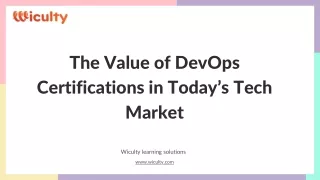 the value of devops certifications in today