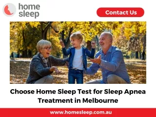 Choose Home Sleep Test for Sleep Apnea Treatment in Melbourne