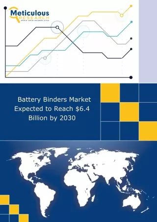 Battery Binders Market Expected to Reach $6.4 Billion by 2030
