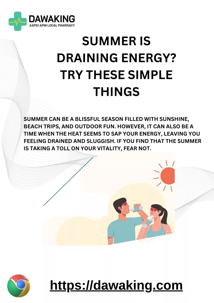 summer is draining energy try these simple things