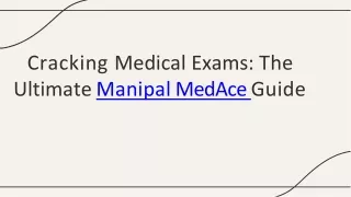 cracking medical exams the ultimat e manipa l medace guide